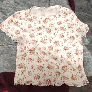 Gaze floral print mini T size S